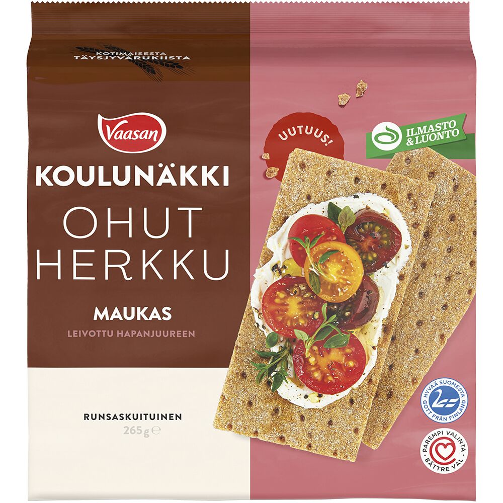 Vaasan Koulunäkki Ohut Herkku Maukas 265 g