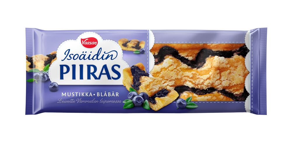 Vaasan Isoäidin Mustikkapiiras_Original PNG