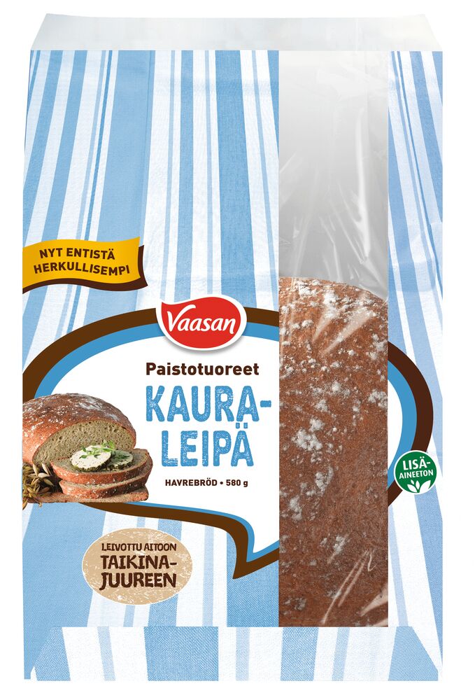 Vaasan Paistotuoreet Kauraleipä_Original PNG